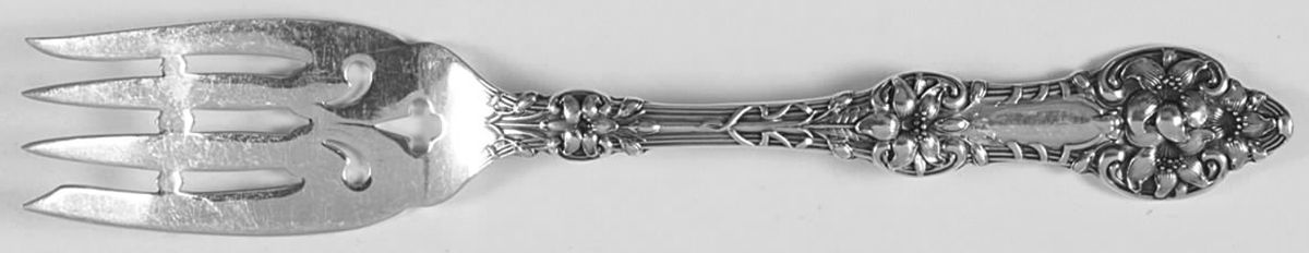 Orange Blossom Old (Sterling, 1905, Mono, No Flr) Individual Salad Fork by Alvin-1