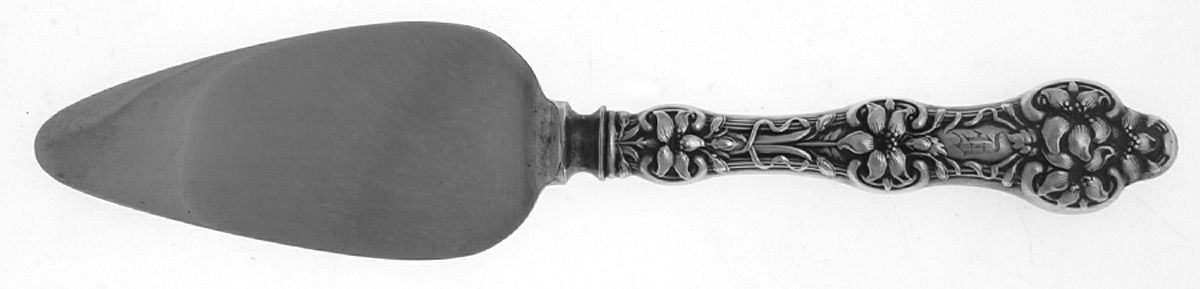 Orange Blossom Old(Sterling, No Monos, No Flr Bowl) Cheese Server with Silverplate Blade by Alvin-1