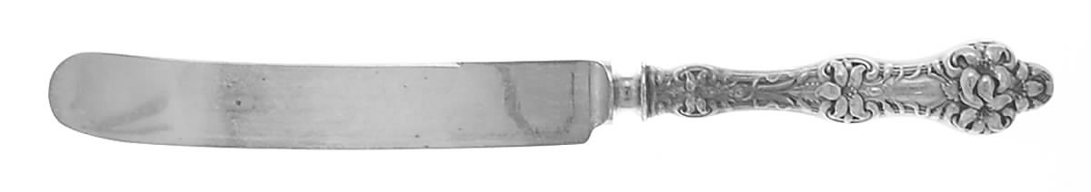 Orange Blossom Old (Sterling, 1905, Mono, No Flr) Old French Hollow Knife with Bolster by Alvin-1