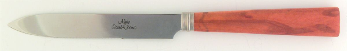Zen-Olive Wood (Stainless) New French Hollow Knife by Alain Saint Joanis-1