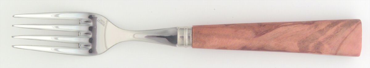 Zen-Olive Wood (Stainless) Individual Salad Fork by Alain Saint Joanis-1
