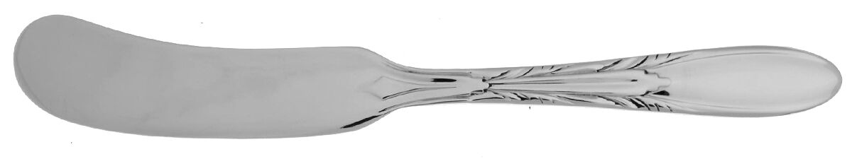 Ab2 (Stainless) Flat Handle Butter Spreader by Arnbee-1