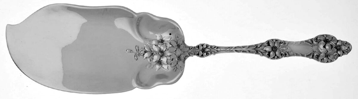 Orange Blossom Old (Sterling, 1905, FlrlBowl, NoMono) Large Solid Fish Serving Knife by Alvin-1