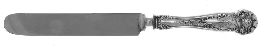 Edward VII (Sterling, 1899) Old French Hollow Knife with Bolster by Alvin-1