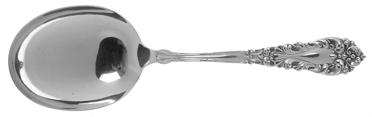 Crescendo (Sterling) Solid Salad Serving Spoon by Amston-1