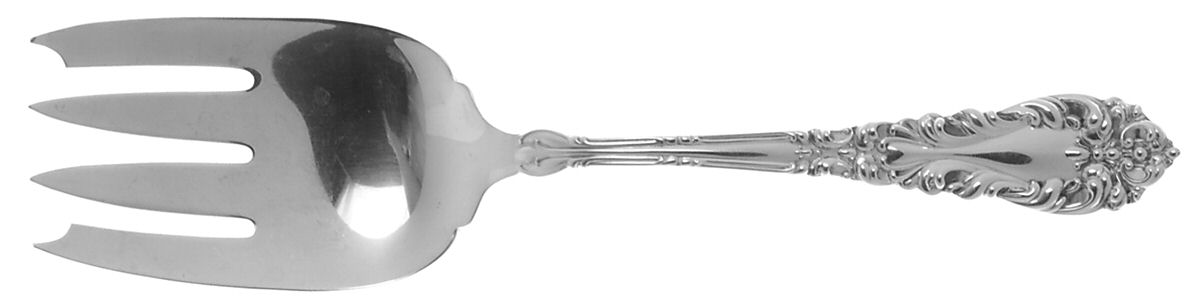 Crescendo (Sterling) Solid Salad Serving Fork by Amston-1