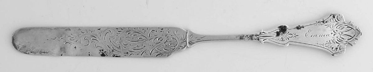 ALC2 (Coin) Solid Dessert/Tea Knife by Albert Coles-1