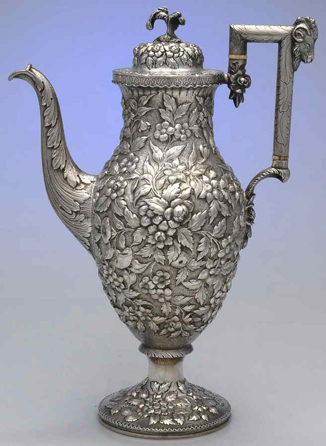 ANW1 (Coin, Hollowware) Teapot by A. E. Warner, Sr-1