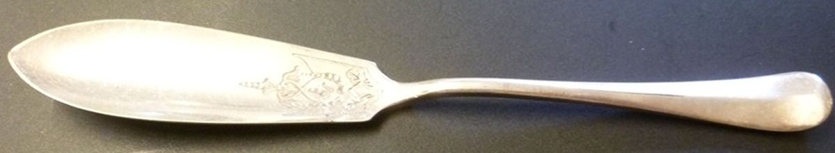ATN2 (Silverplate) Individual Solid Fish Knife by Atkin Brothers, Ltd-1