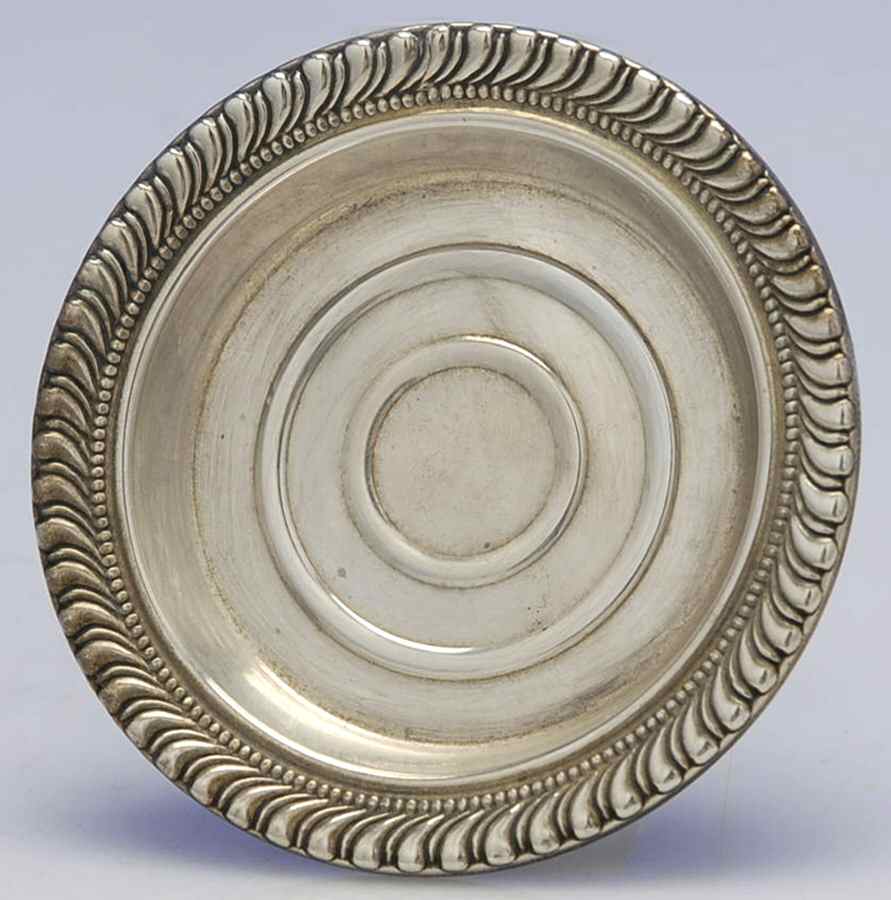 AWS1 (Sterling, Hollowware) Sterling Coaster by Arrowsmith-1