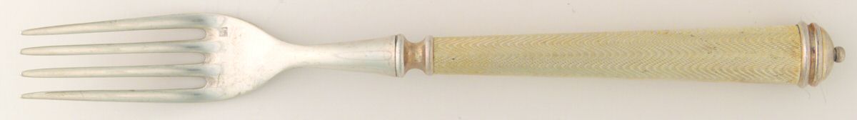 Moire (Silverplate) Fork by Alain Saint Joanis-1