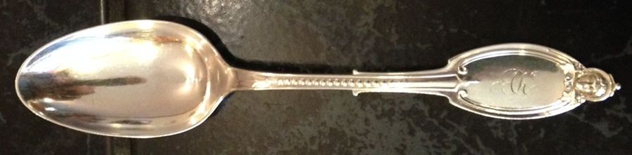 Kenilworth (Sterling, 1850) Dessert/Oval Soup Spoon by Albert Coles-1