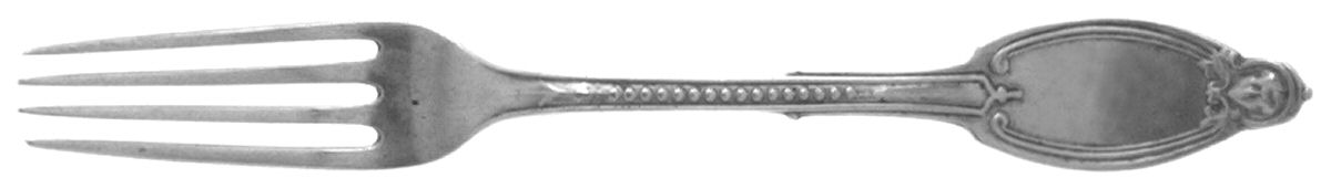 Kenilworth (Sterling, 1850) Solid Youth Tea Fork by Albert Coles-1