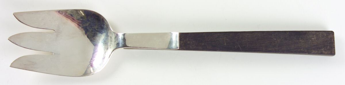 Town and Country (Sterling) Salad Serving Fork,Hollow Handle,Sterling Bowl by Allan Adler-1