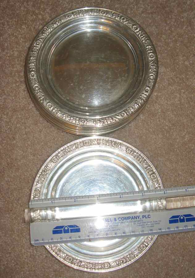S88 (Sterling, Hollowware) Bread Plate by Alvin-1