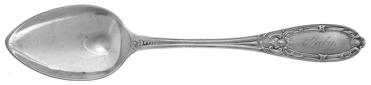 Jenny Lind (Coin) Dessert/Oval Soup Spoon by Albert Coles-1