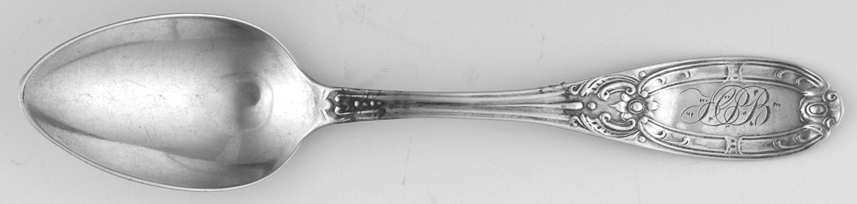 Jenny Lind (Coin) Five O'Clock Teaspoon by Albert Coles-1