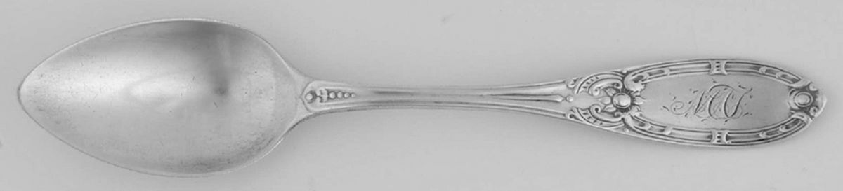 Jenny Lind (Coin) Teaspoon by Albert Coles-1