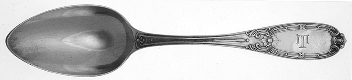 Jenny Lind (Coin) Tablespoon (Serving Spoon) by Albert Coles-1