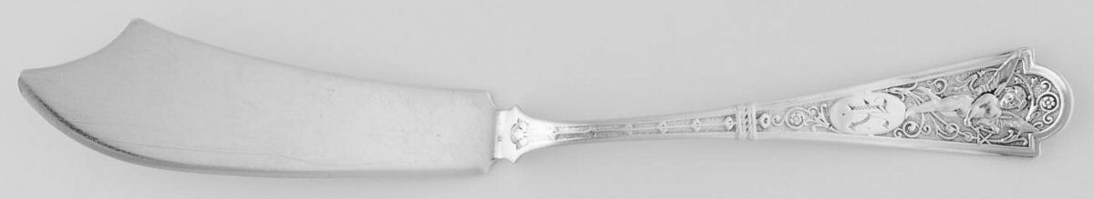 Cupid (Sterling) Flat Handle Master Butter Knife by Albert Coles-1