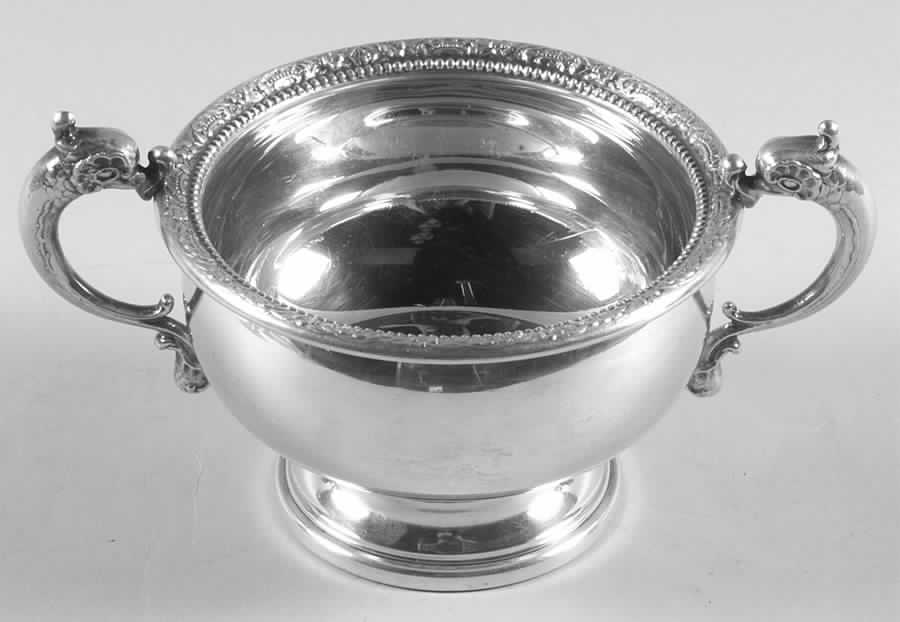 Donatello (Sterling, Hollowware) Mini Open Sugar Bowl by Amston-1