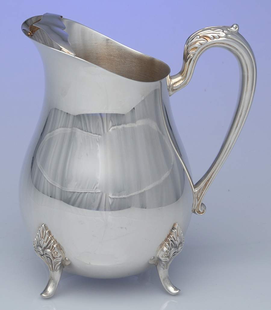 RC530 (Silverplate, Hollowware) Plated Water Pitcher with Ice Lip by Alvin-1