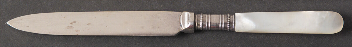 Pearl Handle Flatware 2 (Sterling) Pearl Handle Individual Fruit Knife by Abbey-1