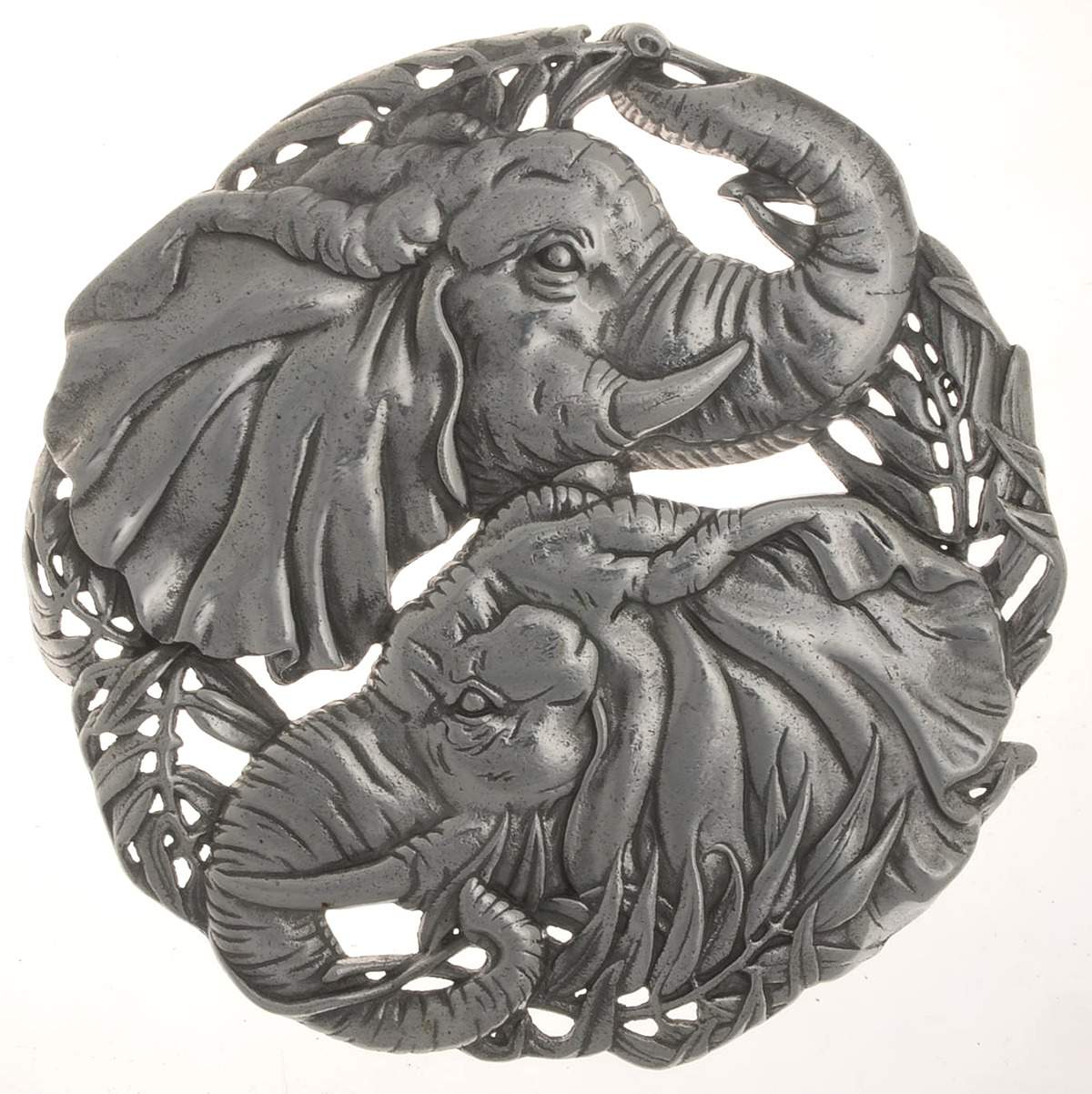 Elephants (Aluminum, Hollowware) Trivet by Arthur Court-1