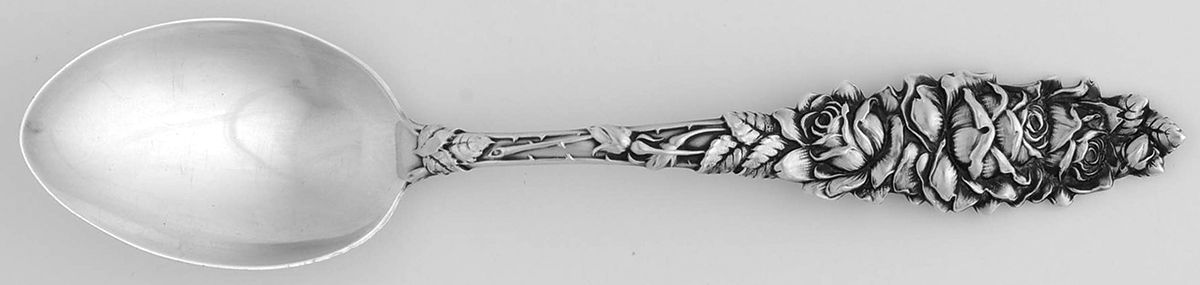 Rose (Sterling) Five O'Clock Teaspoon by Alvin-1