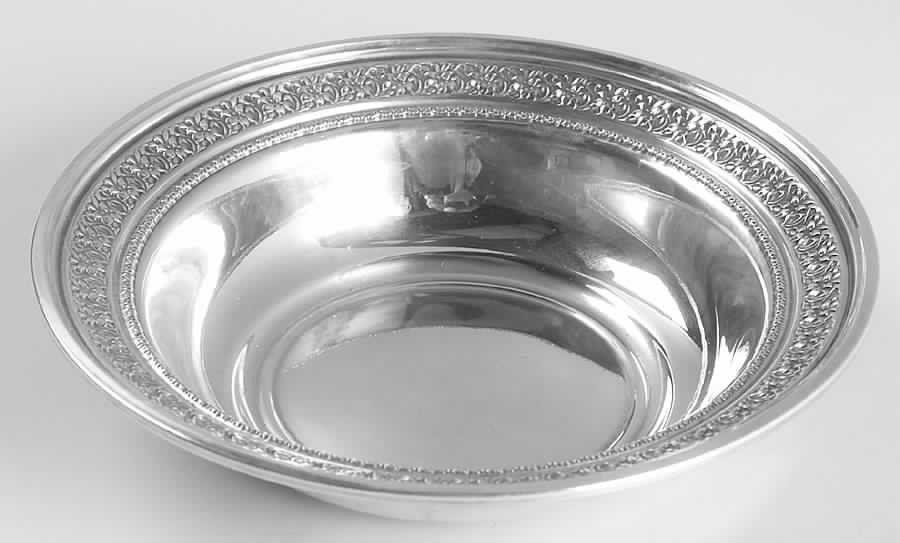 D2042 (Sterling, Hollowware) Sterling Bon Bon Bowl by Alvin-1