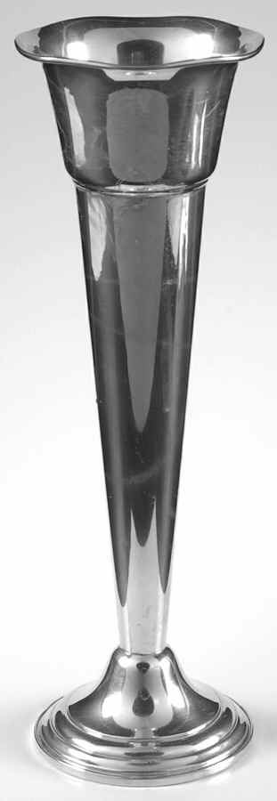 S257 (Sterling, Hollowware) 8" Weighted Vase by Alvin-1