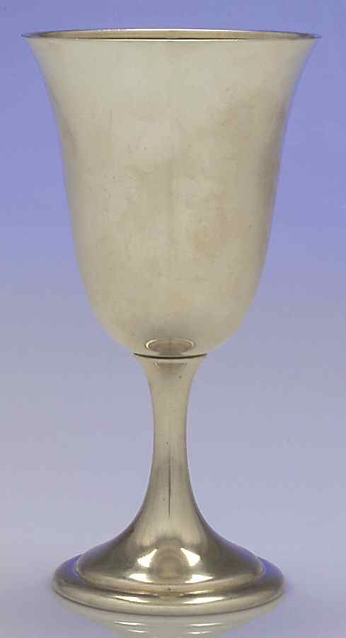 M157 (Sterling, Hollowware) Water Goblet by Alvin-1