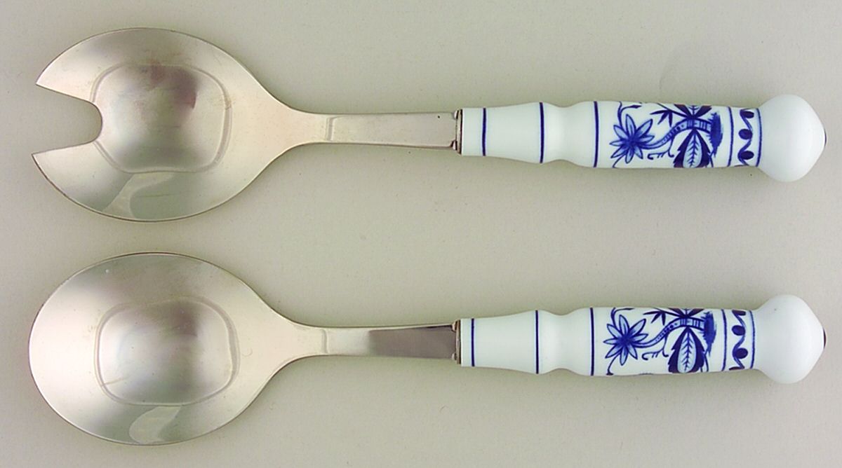 700 (Stainless) 2 Pc Salad Set with Stainless Bowl by ABS Stainless-1