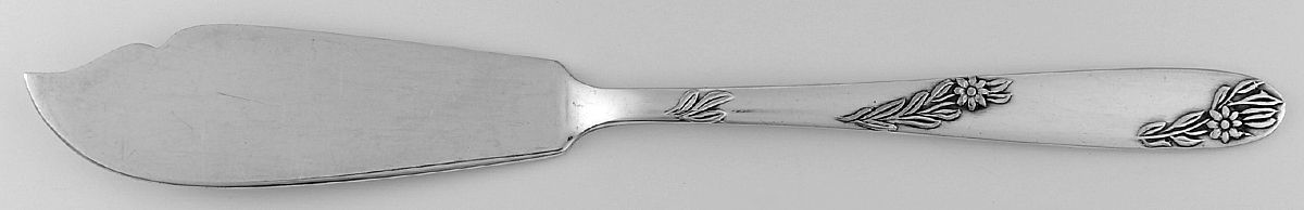 ANV4 (Silverplate) Flat Handle Butter Spreader by Angora Silverplate-1