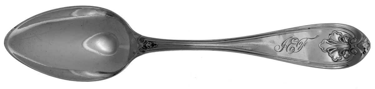Leaf-Shell (Coin) Teaspoon by Albert Coles-1