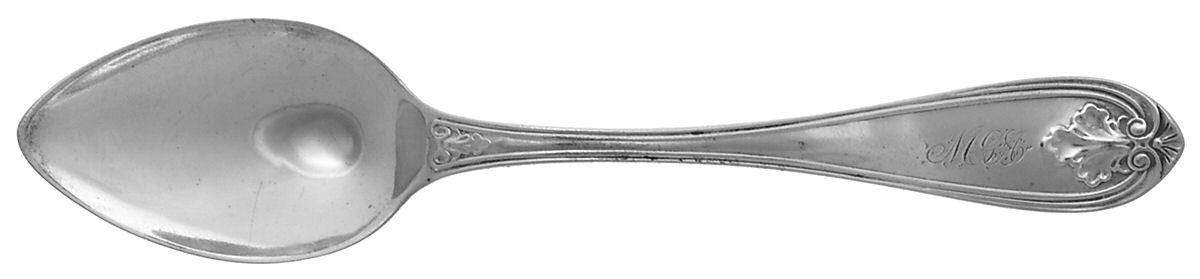 Leaf-Shell (Coin) Teaspoon by Albert Coles-1