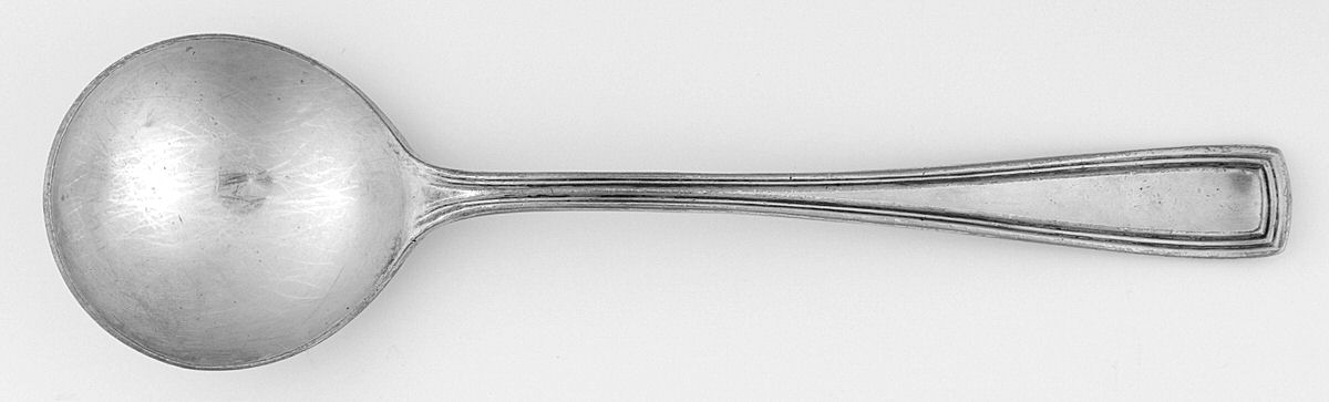 Apk4 (Silverplate) Round Bowl Soup Spoon (Bouillon) by Albert Pick-1
