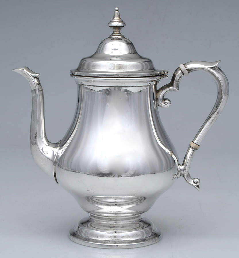 Georgian (Sterling, Hollowware) Teapot by Alvin-1