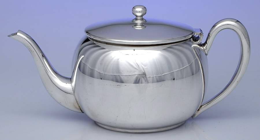 Silverplate Hollowware Teapot by Academy-1