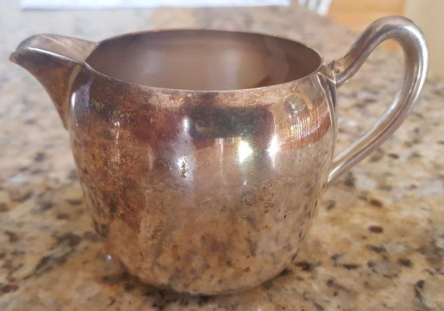 Silverplate Hollowware Creamer by Academy-1