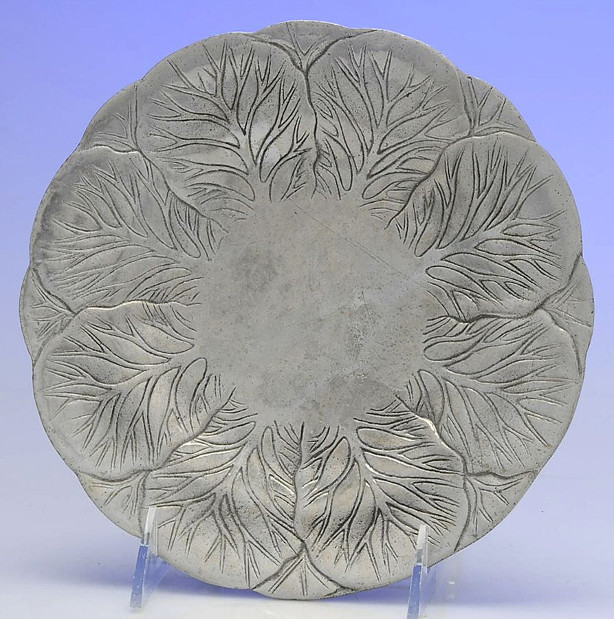 Cabbage (Aluminum, Hollowware) 7" Underplate by Arthur Court-1