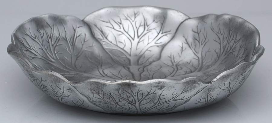 Cabbage (Aluminum, Hollowware) 8" Round Vegetable by Arthur Court-1