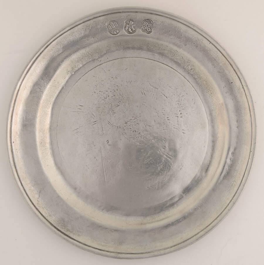 Peltro (Pewter, Hollowware) 8" Salad Plate by Arte Italica-1