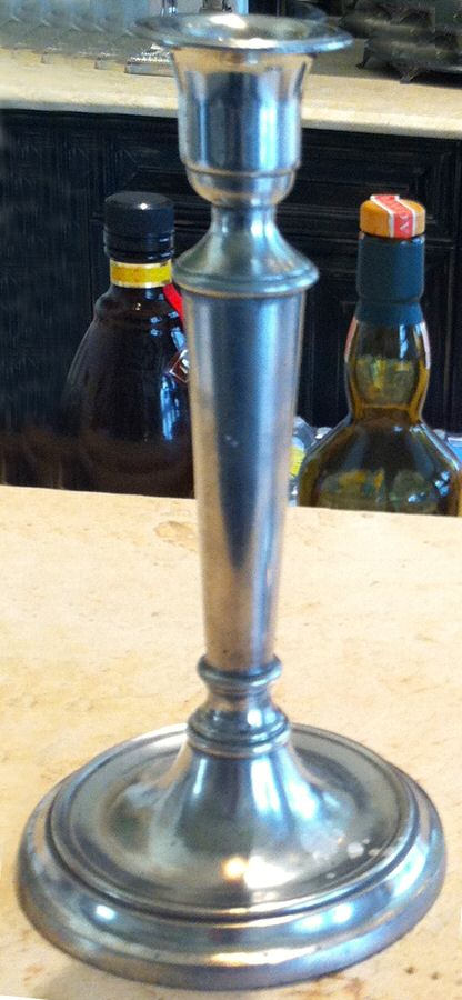 Peltro (Pewter, Hollowware) Taper Candleholder by Arte Italica-1