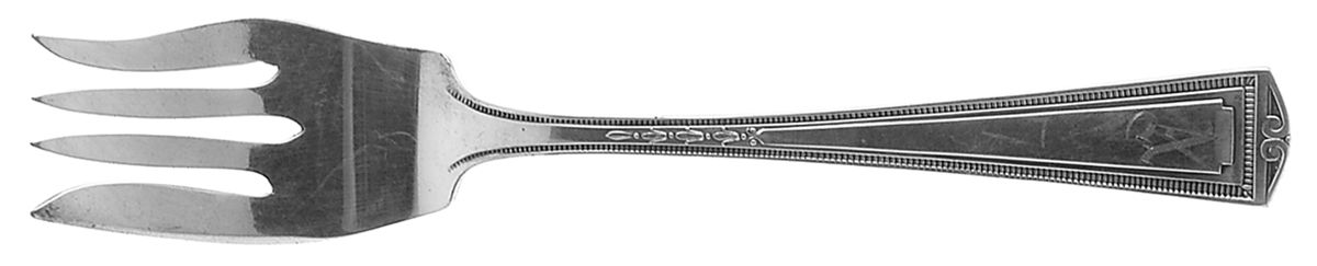 Luxor (Silverplate, 1924, Monograms) Individual Salad Fork by Alvin-1