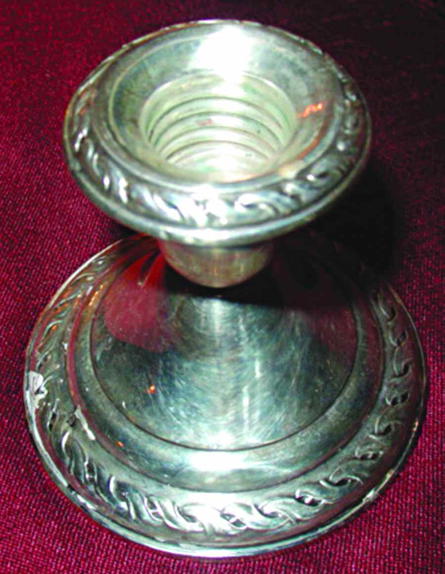 531 (Sterling, Hollowware) Sterling Candlestick by Amston-1