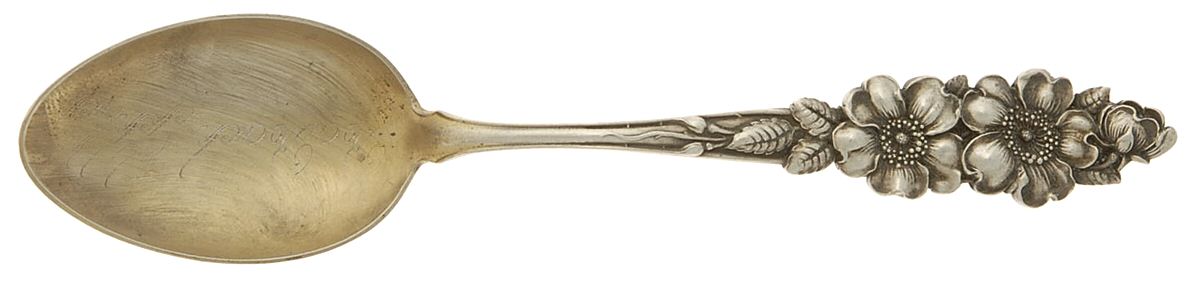 Wild Rose (Sterling) Five O'Clock Spoon by Alvin-1