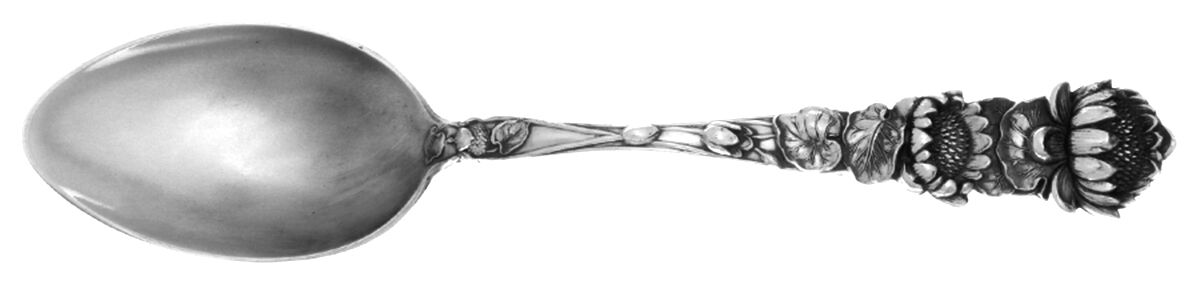 Water Lily (Sterling) Five O'Clock Teaspoon by Alvin-1