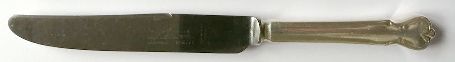 ASG3 (Silverplate) Modern Solid Knife by Ashberry-1