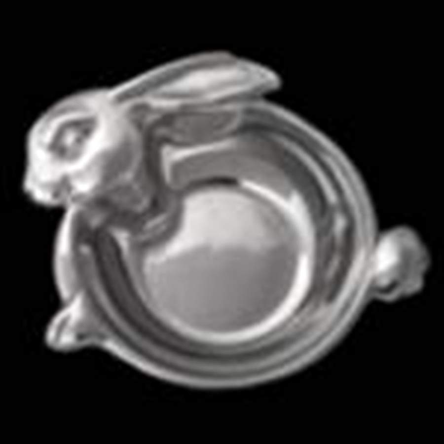 Bunnies (Aluminum, Hollowware) Keepsake Bowl by Arthur Court-1